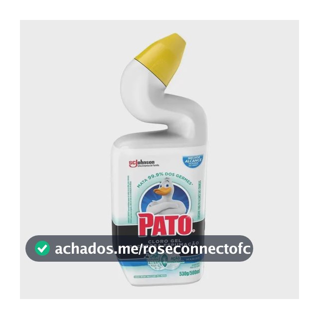 Limpador Sanitário Cloro Gel Marine Espuma Ativa 500ml Pato