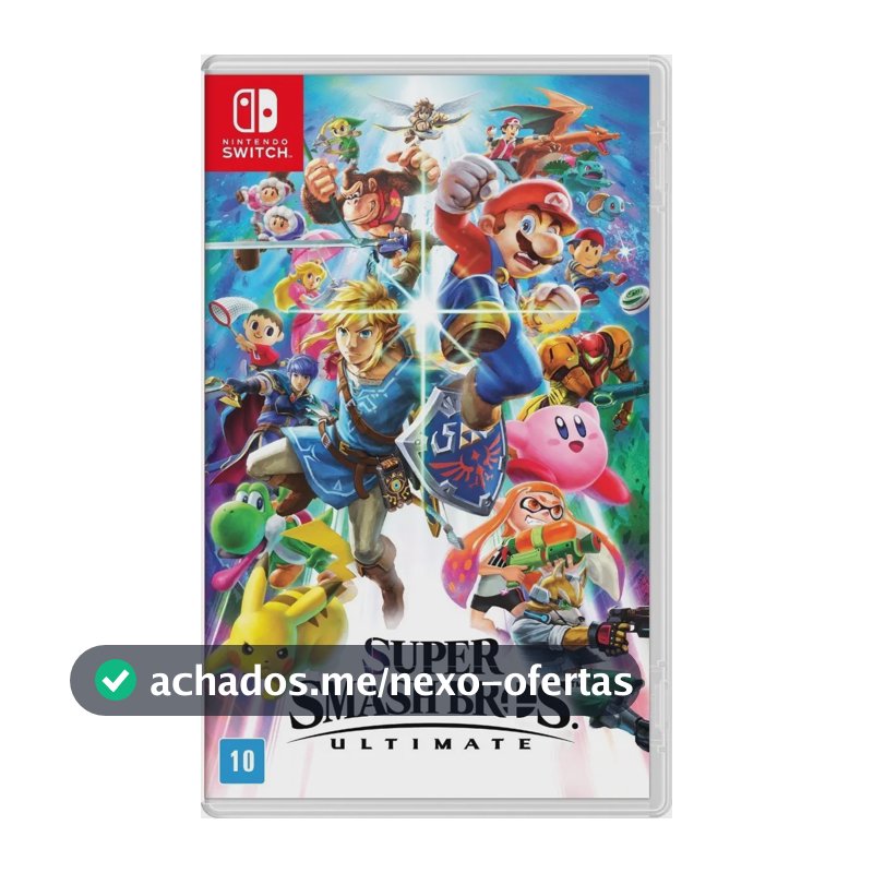 Jogo Físico Super Smash Bros Ultimate P/ Switch Nintendo