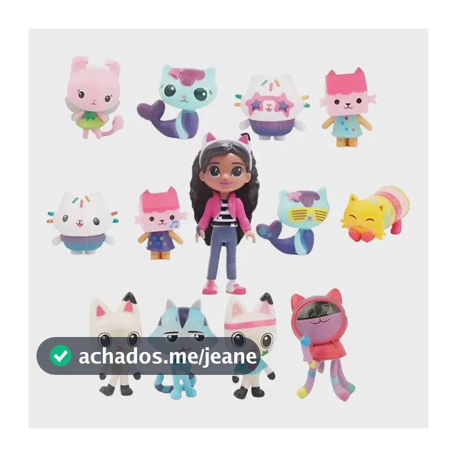 Kit 13 Miniaturas Personagens A Casa Da Gabby Colecionáveis