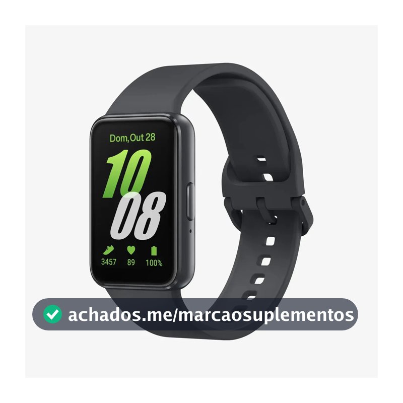 Samsung Galaxy Fit3 Pulseira Esportiva grafite