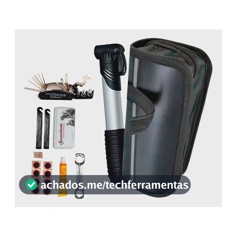 Kit Ferramenta Bicicleta Bolsa Chaves Bike Remendo Reparo Tumblr BK-0087