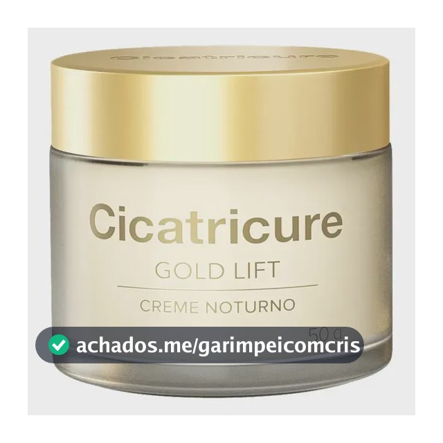 Creme Facial Gold Lift Noturno Reduz Rugas Cicatricure 50g