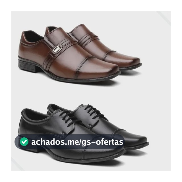 Sapato Social Preço Atacado Direto Da Fábrica Kit 2 Pares