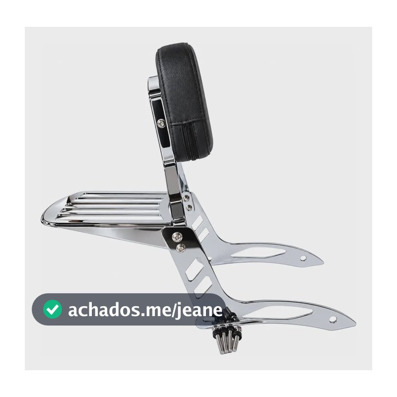 Sissy Bar / Encosto Shineray Denver 250 Cromado + Brinde
