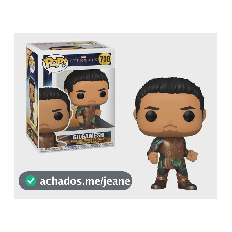 Boneco Funko Pop Marvel Eternals Gilgamesh #730