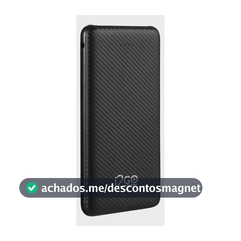 Power Bank I2go Plus 10000mAh Usb-c Preto