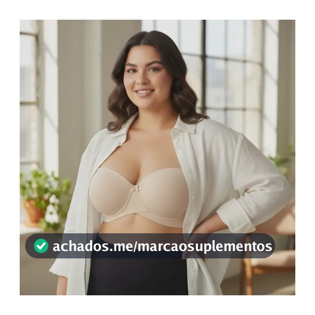 Sutiã Bustiê Tomara Caia Que B. Cruzada Reçorçado Plus Size