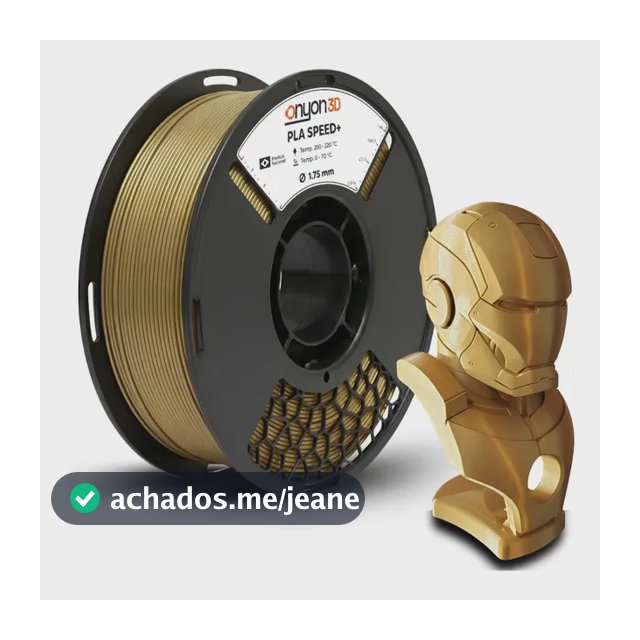 Filamento Pla Plus 1kg Impressão 3d Nacional - Cores Cor Dourado-brilhante