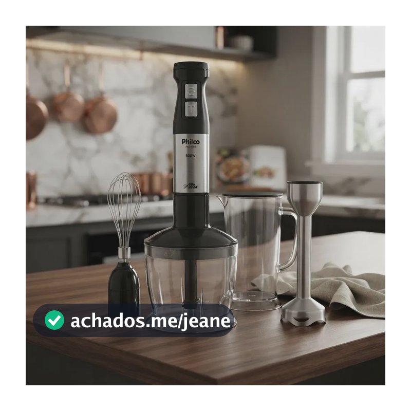 Mixer Philco Pmx2000 3 Em 1 Inox 800w cor preto