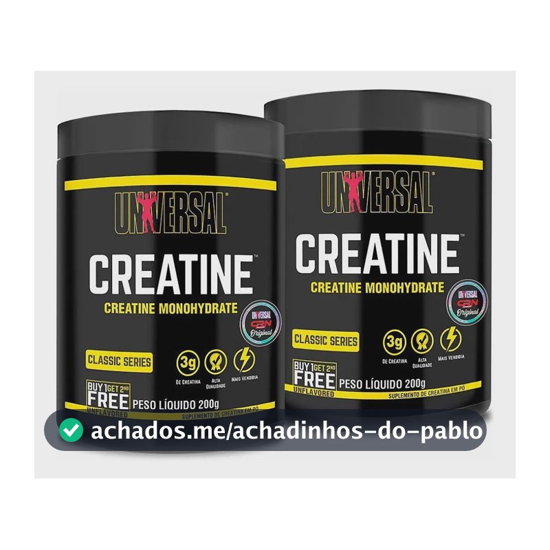 Suplemento Em Pó Universal Combo Creatina 400g (200g+200g) Universal Nutrition