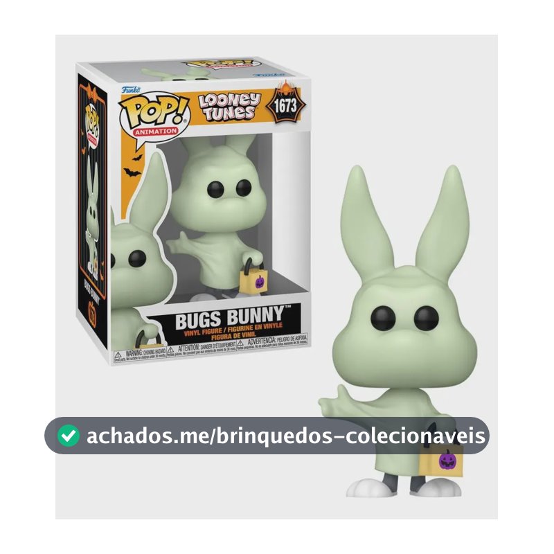 Boneco Funko Pop! Looney Toones - Pernalonga De Fantasma