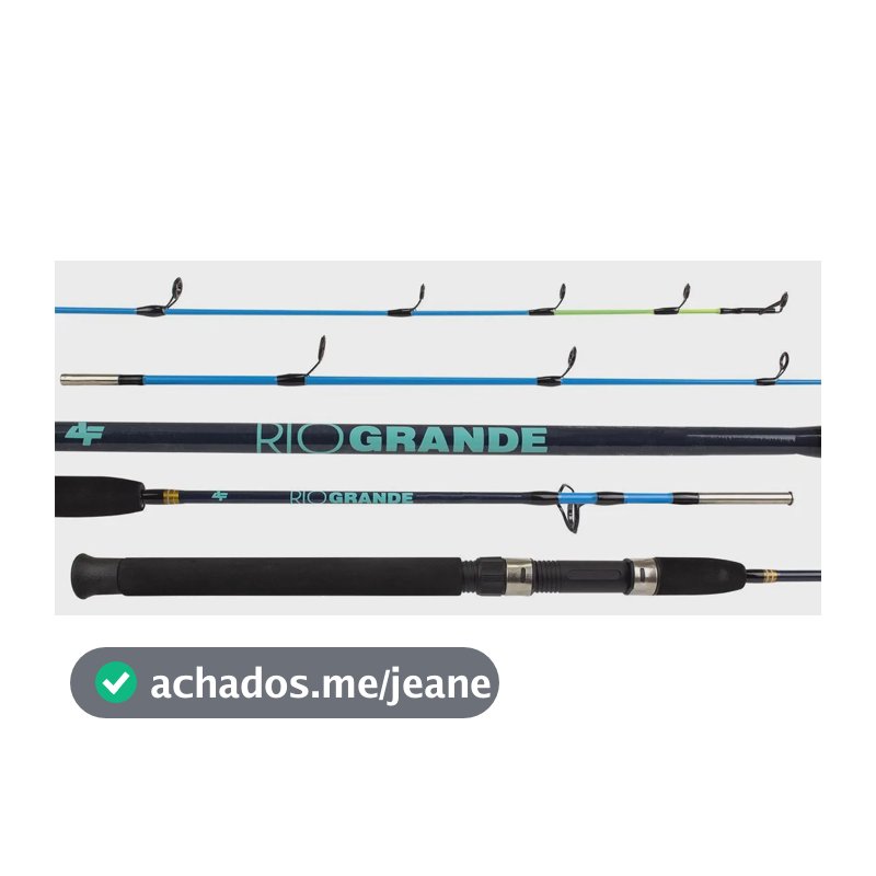 Vara Molinete Rio Grande 2,40mts 15-30lbs 2 Partes Albatroz Azul
