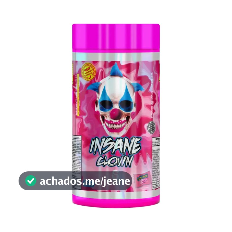 Suplemento em pó Demons Lab Beta alanina Pré Treino Insane Clown 350g Demons sabor Tutti frutti x 350g