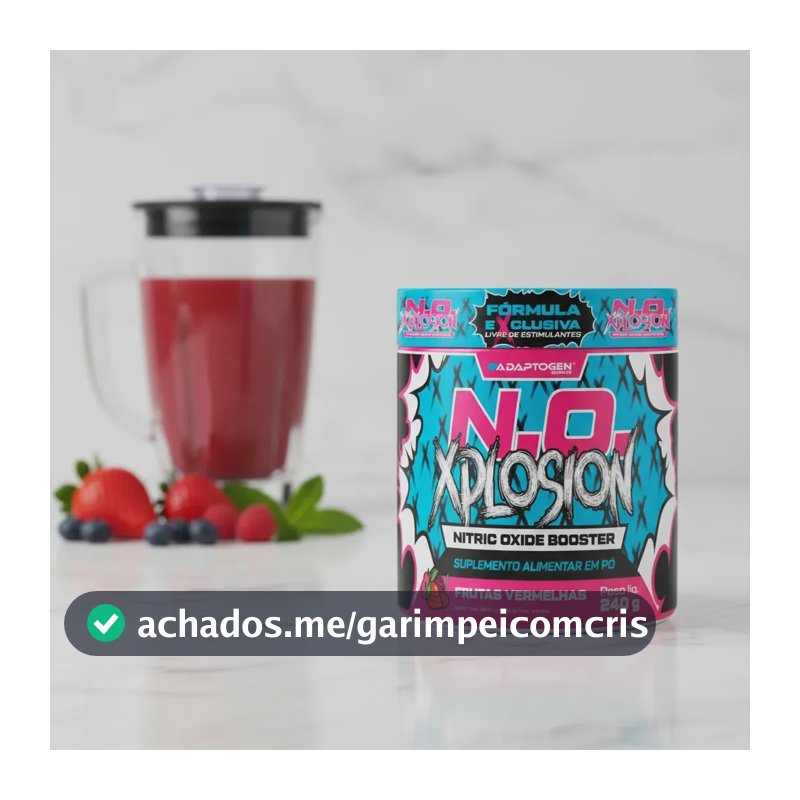 Aminoácido N.o Xplosion C/240g - Adaptogen Frutas Vermelhas