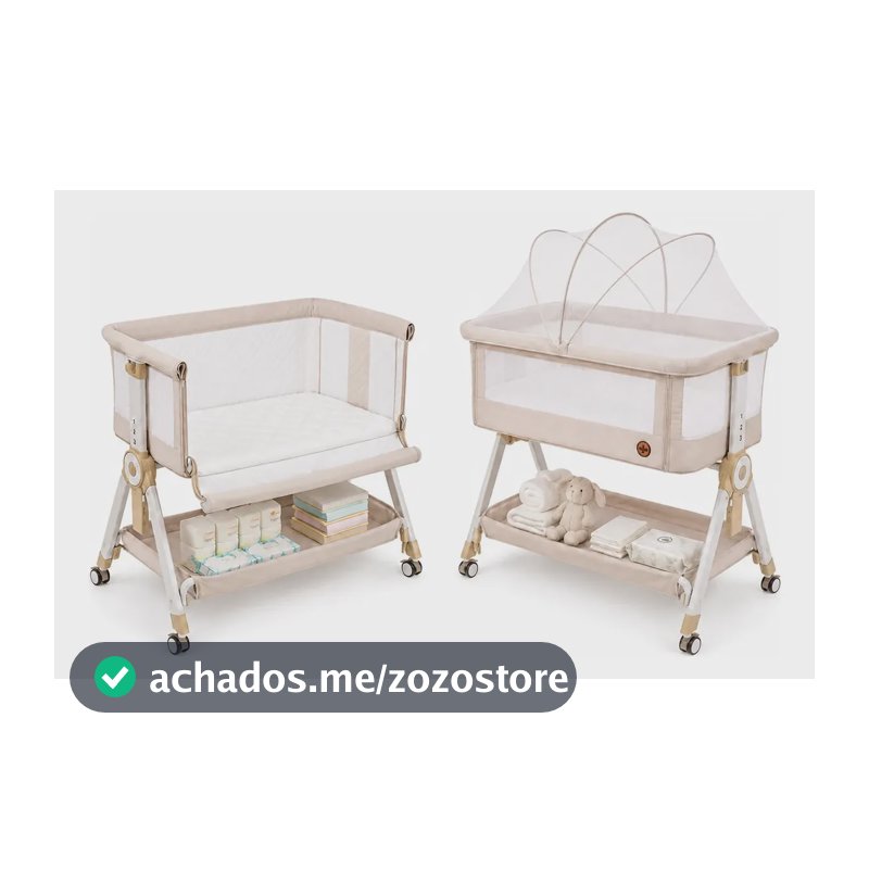 Berço Portátil Balanço Moises Sleepguard Cobed Bege Ragaluma Bege