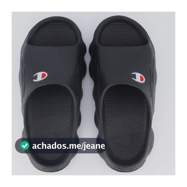 Chinelo Champion Nuvem Spheric Ii Classic Preto