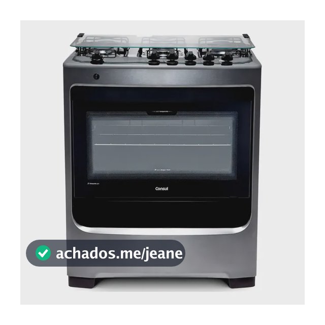 Fogão De Piso 5 Bocas Consul Cfs5nar Acendimento Automático Cor Inox