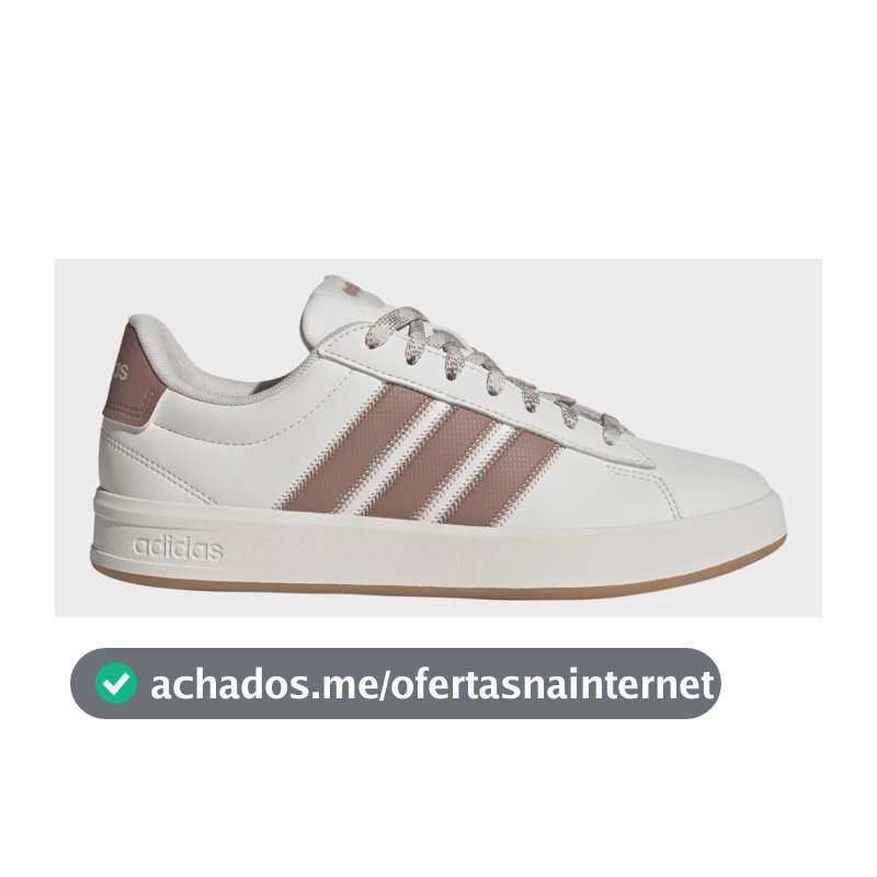 Tênis Feminino Grand Court 3.0 adidas Branco Liso 37 Br