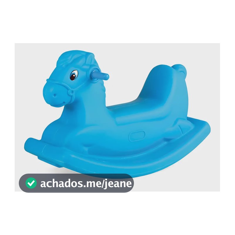 Gangorra Infantil Huppa Huppa Cavalinho Balanço Azul E Rosa Azul