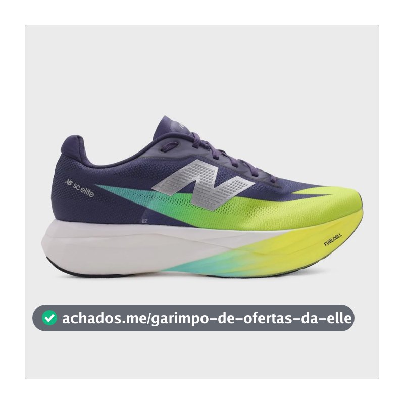 Tenis New Balance Fuelcell Supercomp Elite V5 Masculino Púrpura 41 Br