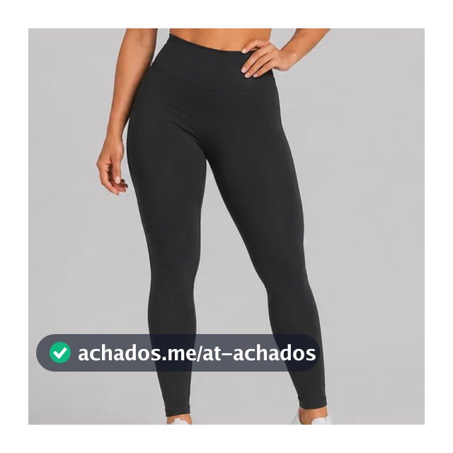 Calça Legging Feminina Cintura Alta Flanelada Treino Fitness