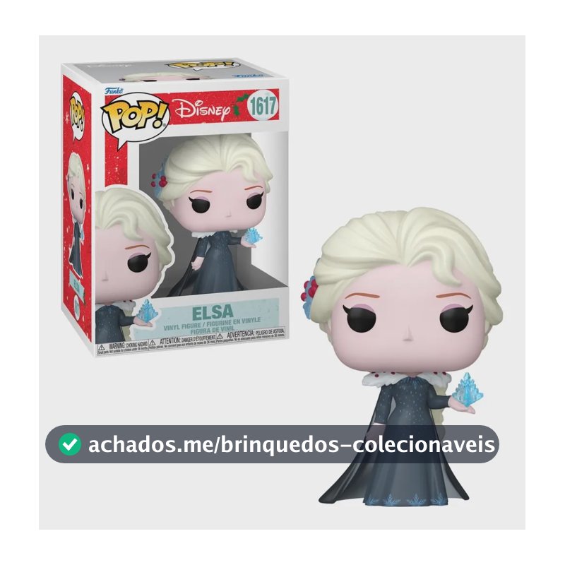 Boneco Funko Pop! Disney Princesas De Natal - Elsa