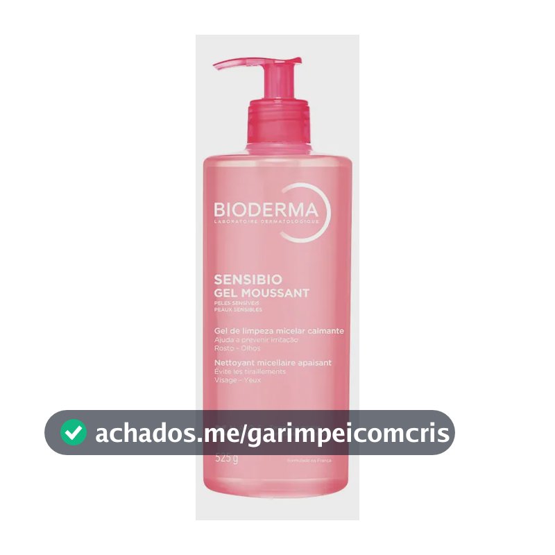 Gel De Limpeza Facial Sensibio Gel Moussant Micelar 500ml Bioderma