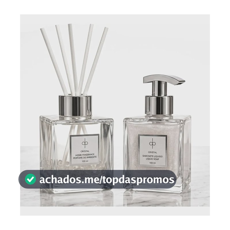 Kit - Aromatizador & Sabonete Crystal(chá Branco) Di Piettro