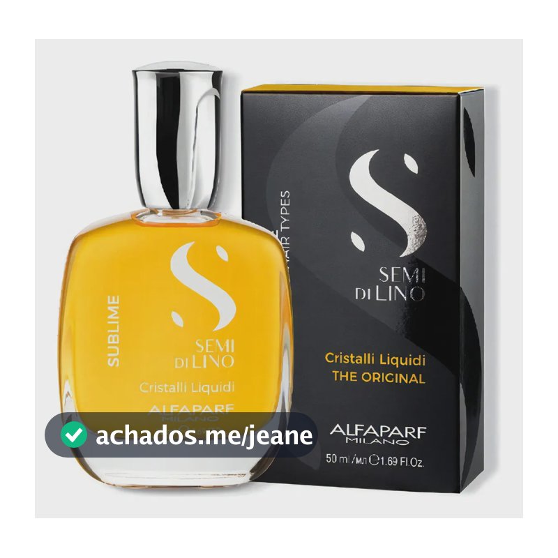 Semi Di Lino Cristalli Liquidi Óleo Capilar Alfaparf 50ml