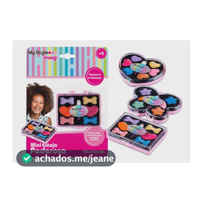 Estojo De Maquiagem Infantil Multikids Style Beauty - Br1328