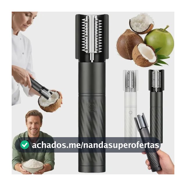 .f Ralador De Coco, Nova Máquina De Ralador Elétrico De .d Black