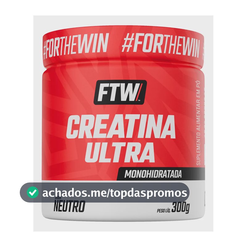Creatina FTW em pó Sem sabor x 300g
