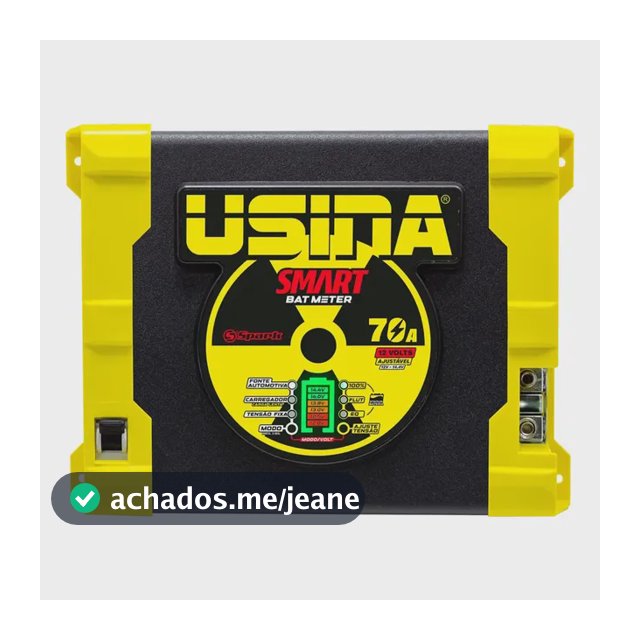 Fonte Carregador Spark Usina Smart 70A Bivolt 12,5V 14,4V