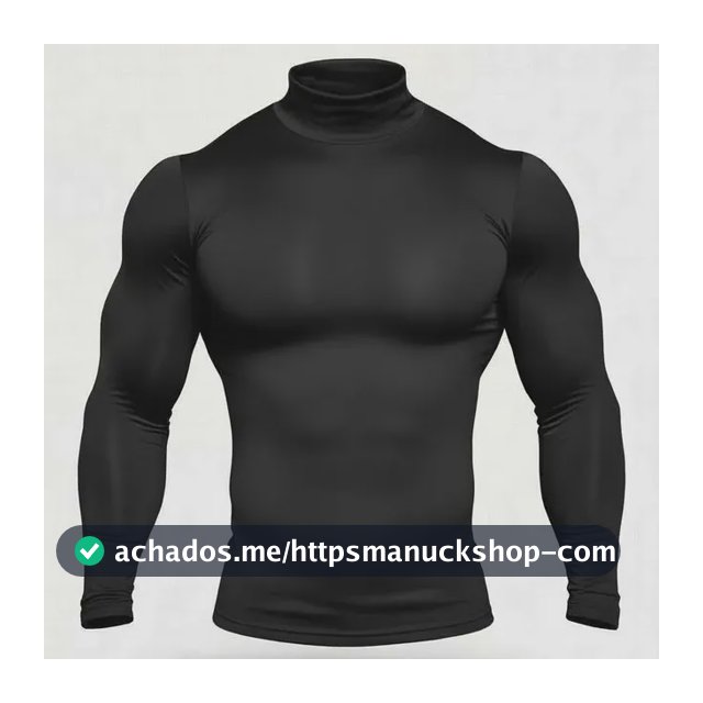 Camisa Térmica Compressão Proteção Uv 50 Gola Alta Extreme