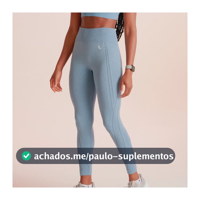 Calça Legging Max Feminina Adulto Lupo Sport Azul Esverdeado 52 - 54