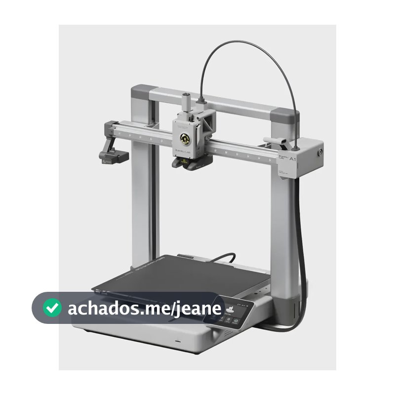 Impressora 3d Bambu Lab A1 Sem Ams Lite Cinza All Metal Cinza