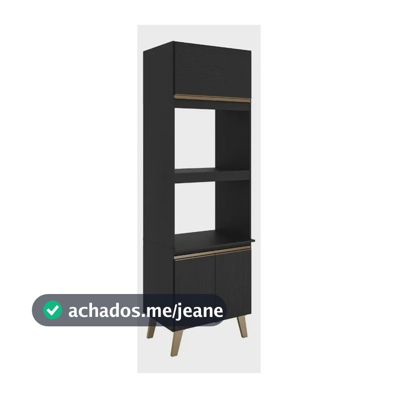 Torre Quente 2 Fornos Atlanta Carraro Preto Touch Preto