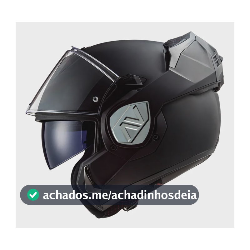 Capacete Moto Ls2 Ff906 Advant Preto Fosco 180 Graus Preto Monocolor Fosco 55/56