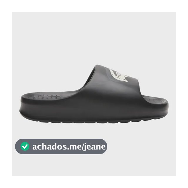 Chinelo Lacoste Masculino Serve Slide 2.0 - Original