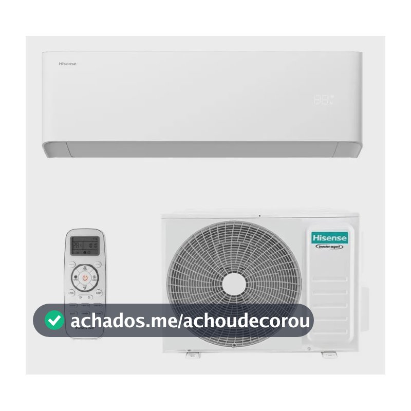 Ar Condicionado Hisense Hi-efficiency 9.000 Btus Frio Branco As-09tw2rlc00c