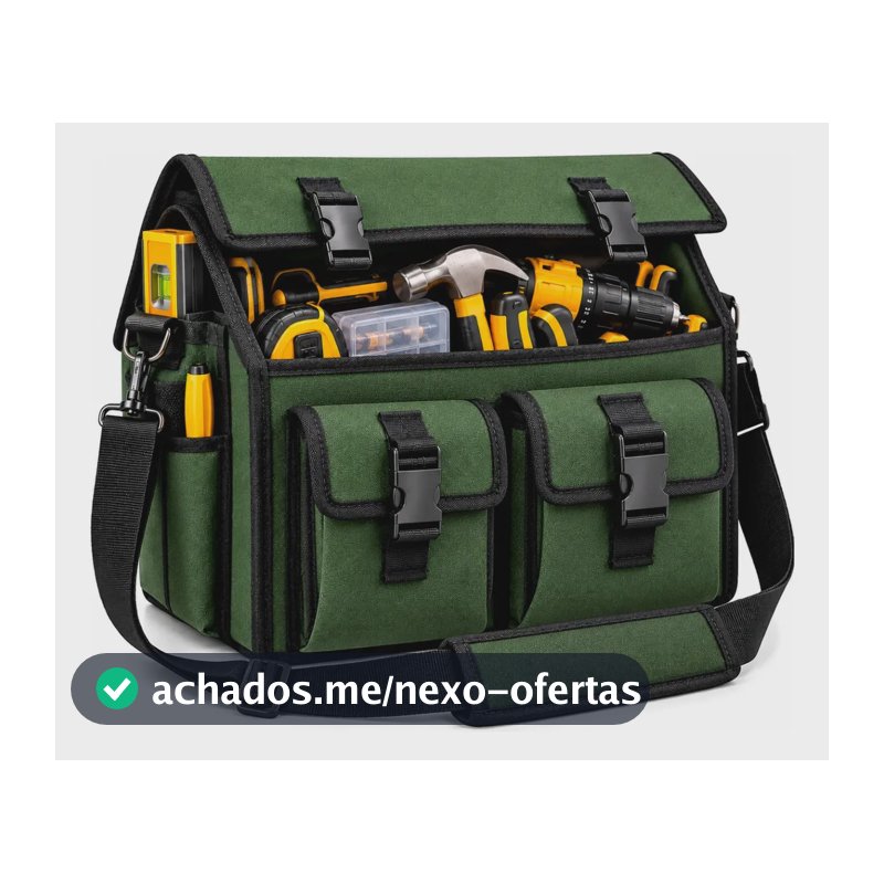 Bolsa Para Ferramentas De Lona Grossa Para Furadeira Resistente