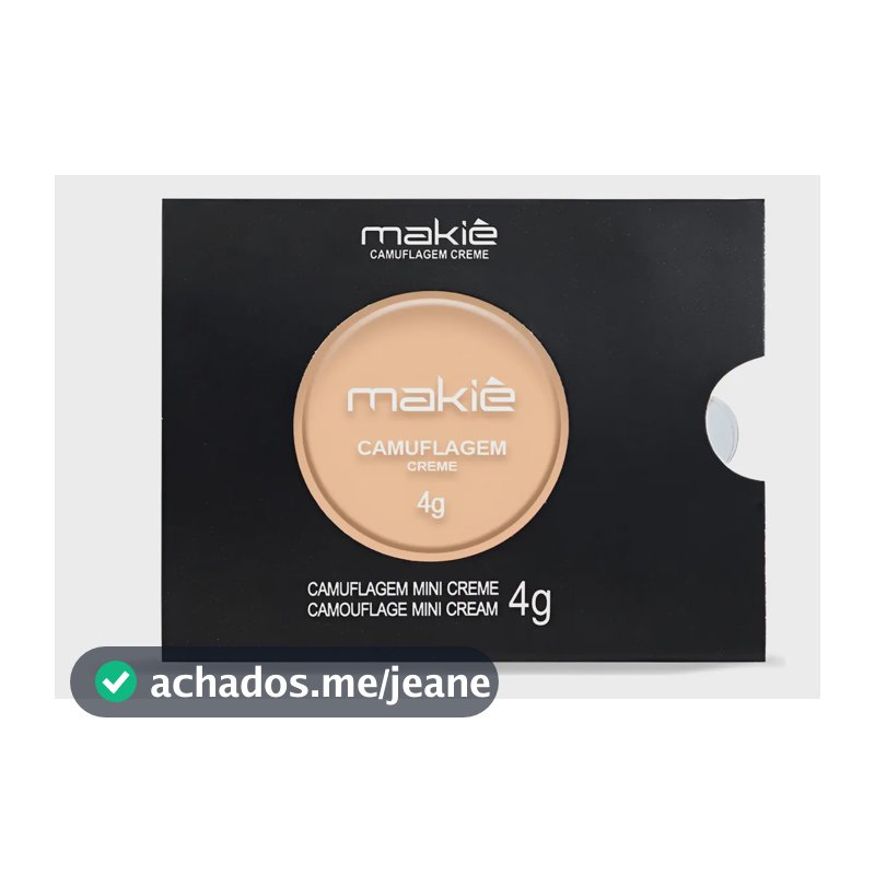 Mini Camuflagem Creme Makiê 4g Corretivo Alta Cobertura Cannelle