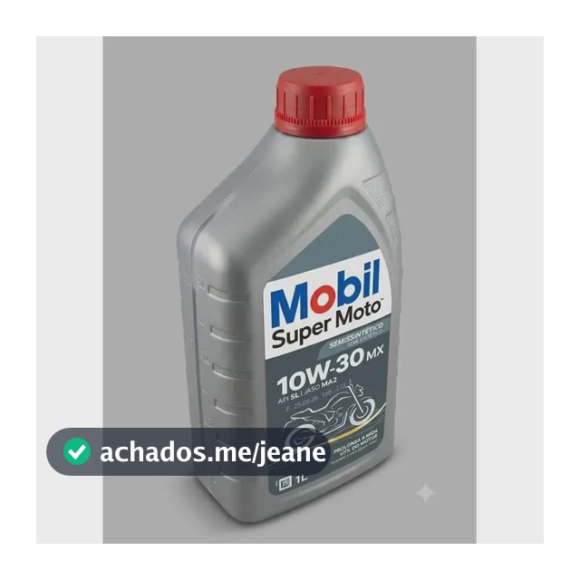 Óleo Moto Mobil 10w30 Semi Sintético 4t