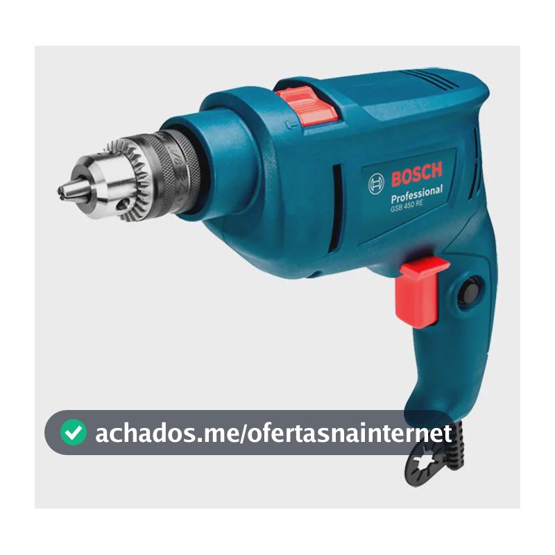 Furadeira De Impacto Bosch Gsb 450 Re 450w Concreto E Metal Cor Azul-escuro Frequência 60