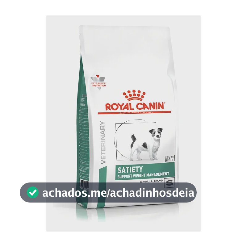 Ração Seca Royal Canin Canine Veterinary Diet Satiety para Cães Adultos de Porte Pequeno com Excesso de Peso - 7,5kg