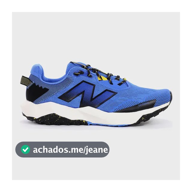 Tênis New Balance Nitrel V6 Masculino Corrida Trilha Azul 42 Br
