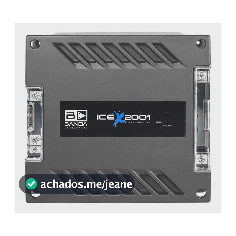 Módulo Amplificador Banda ICE X 2001 2000W RMS 1 Canal 1 Ohm