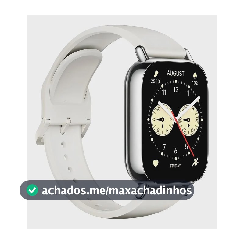 Relógio Smartwatch Redmi Watch 5 Lite Com Gps Caixa Light Gold Pulseira Dourado
