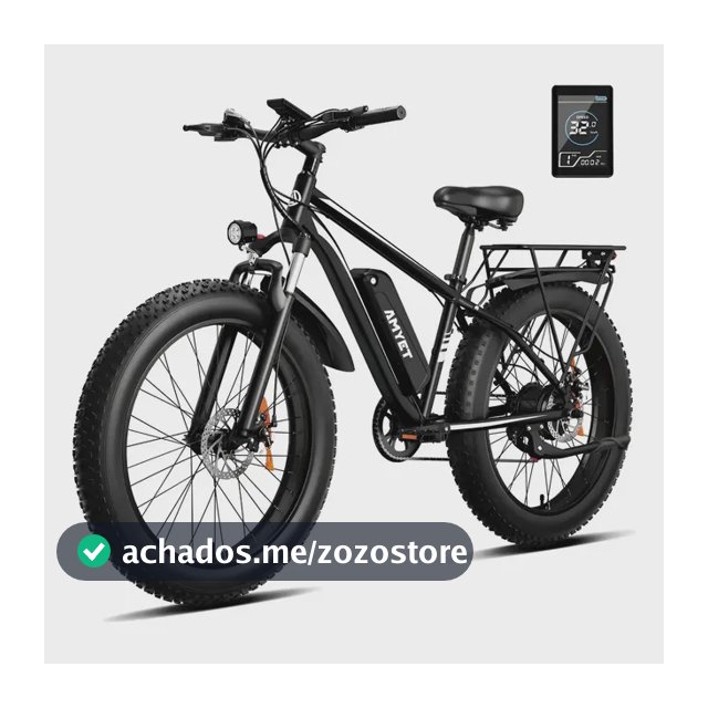 Bicicleta Elétrica  Eb26 1000w 48v 15ah Aro 26 Fat Tire