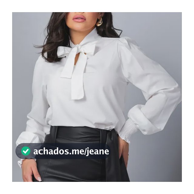 Camisa Manga Longa Laço Evangelica Igreja Trabalho Modesta